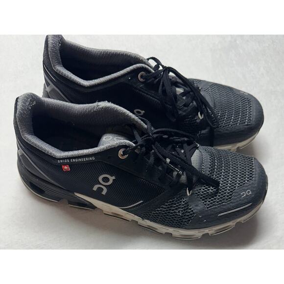 On Running Cloudflyer Women's Running Shoes Black/White US 8.5 - Picture 3 of 6